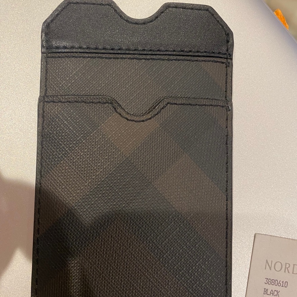 Burberry card holder and cell phone holder
